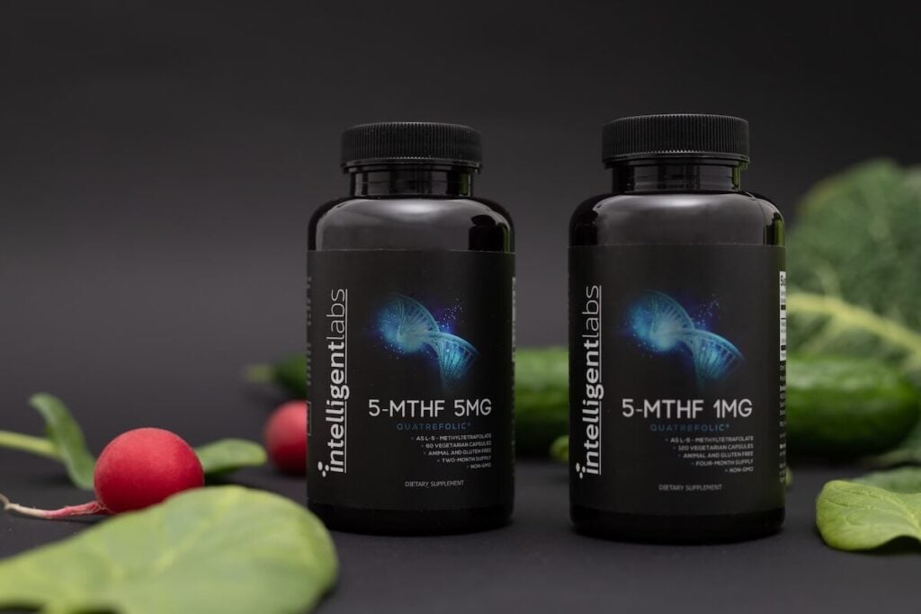 Flaschen mit 5MTHF von Intelligent Labs